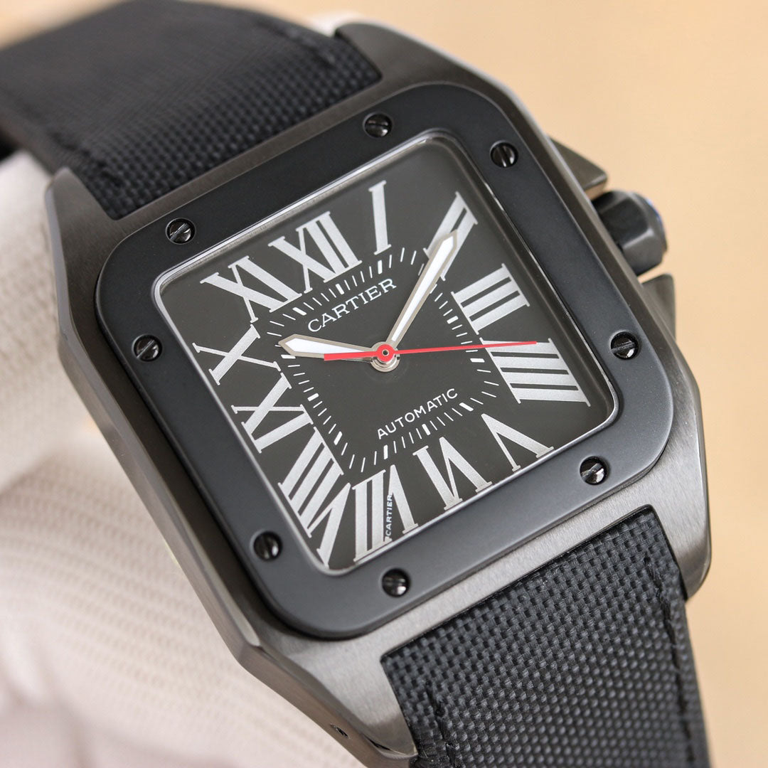 Cartier Black Warrior Series Men's Watch