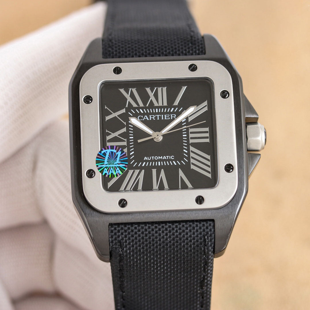 Cartier Black Warrior Series Men's Watch