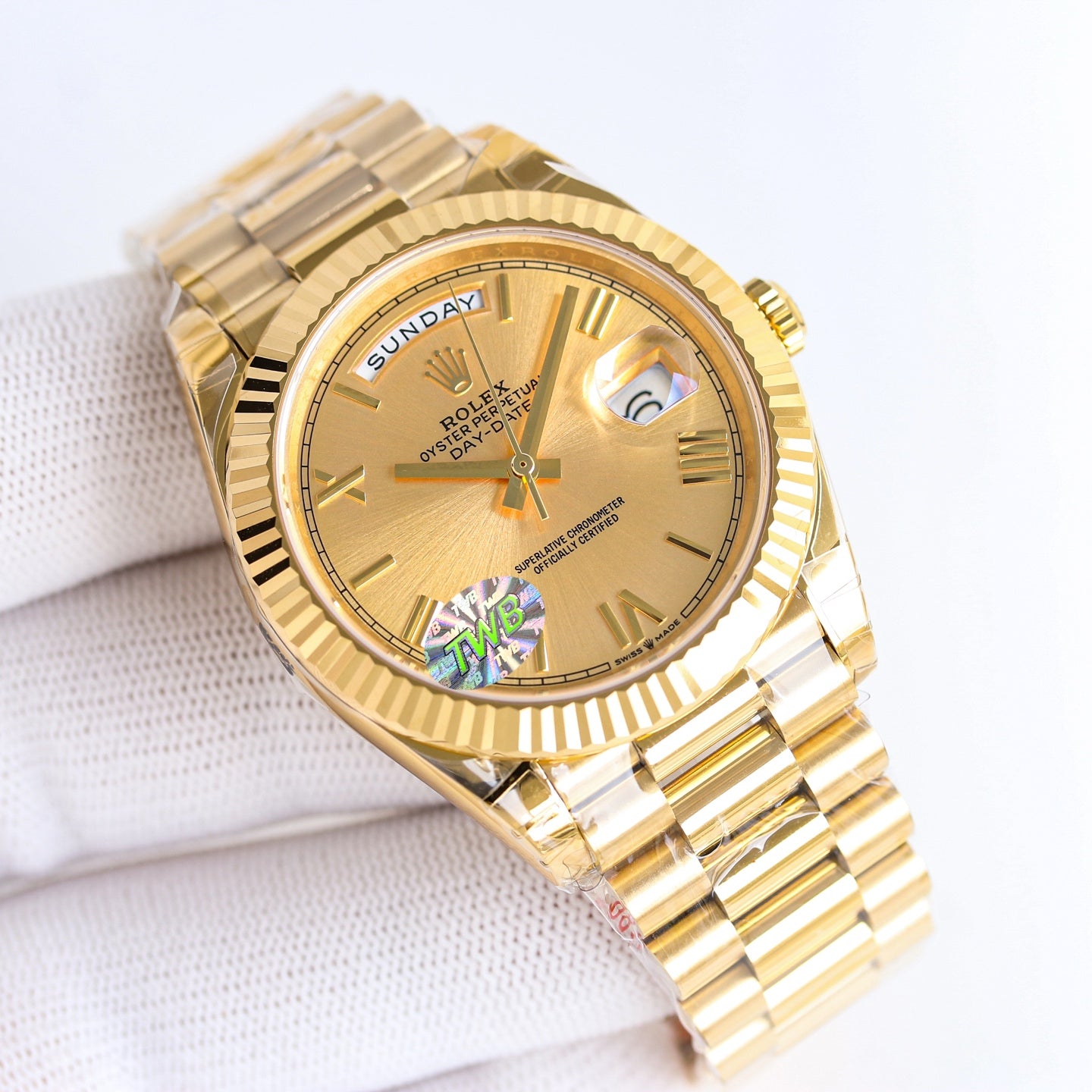 Rolex Perpetual Day-Date Wrist Watch