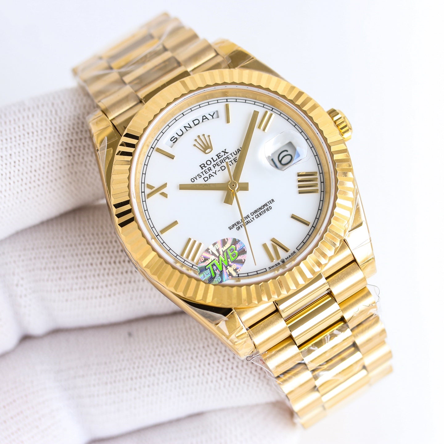 Rolex Perpetual Day-Date Wrist Watch