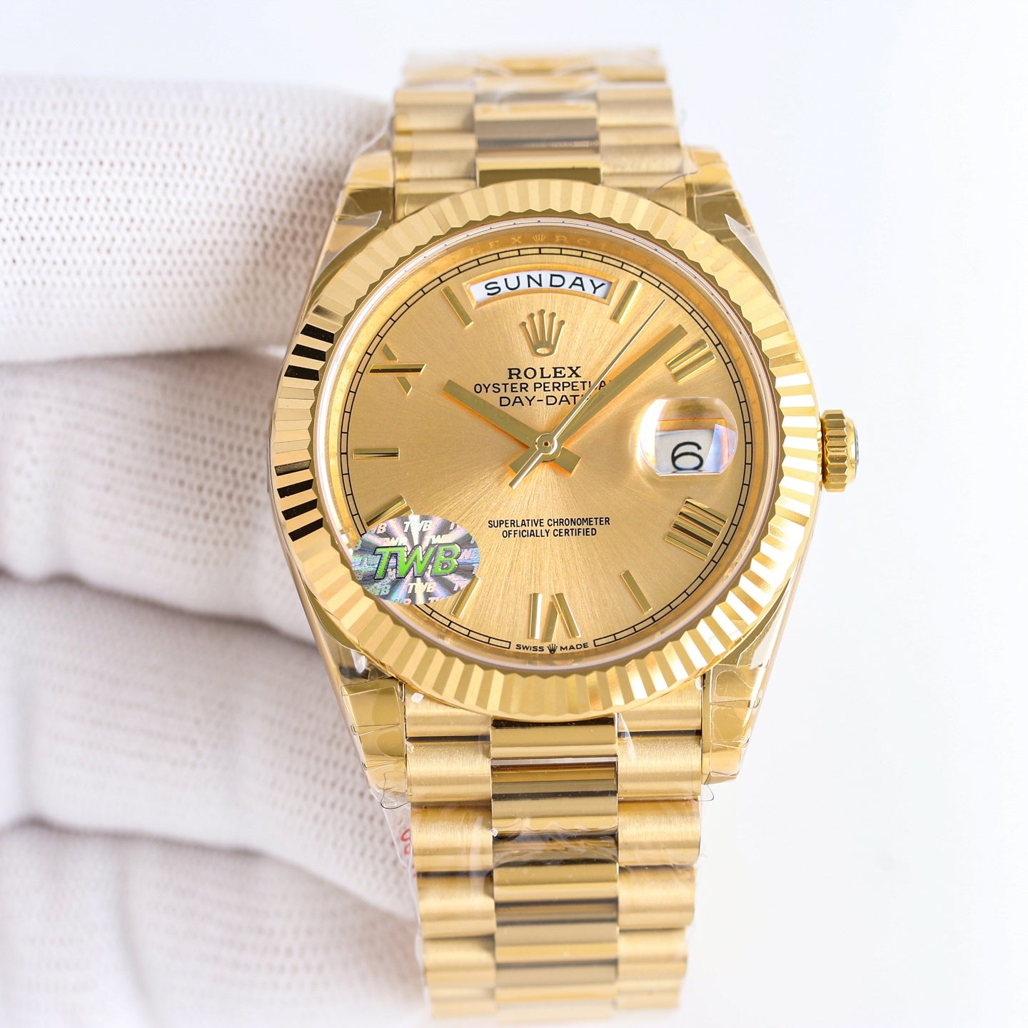 Rolex Perpetual Day-Date Wrist Watch