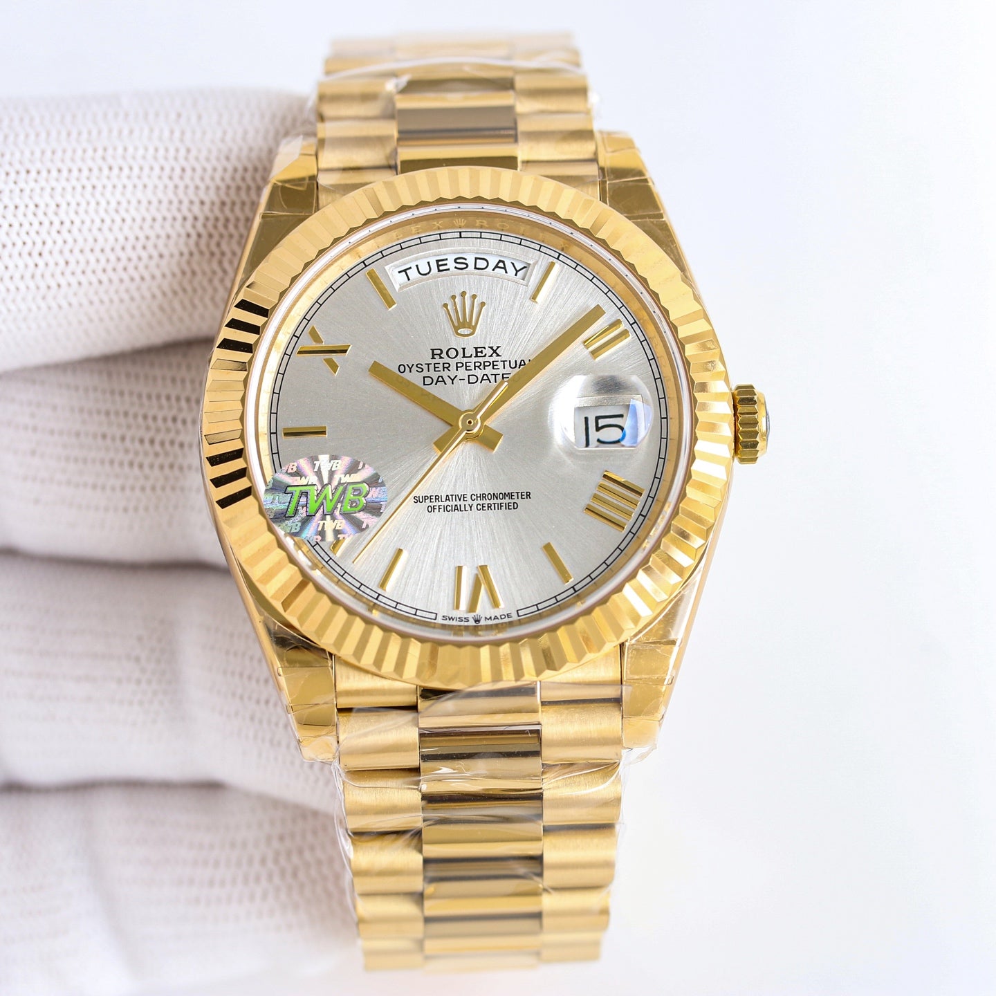 Rolex Perpetual Day-Date Wrist Watch