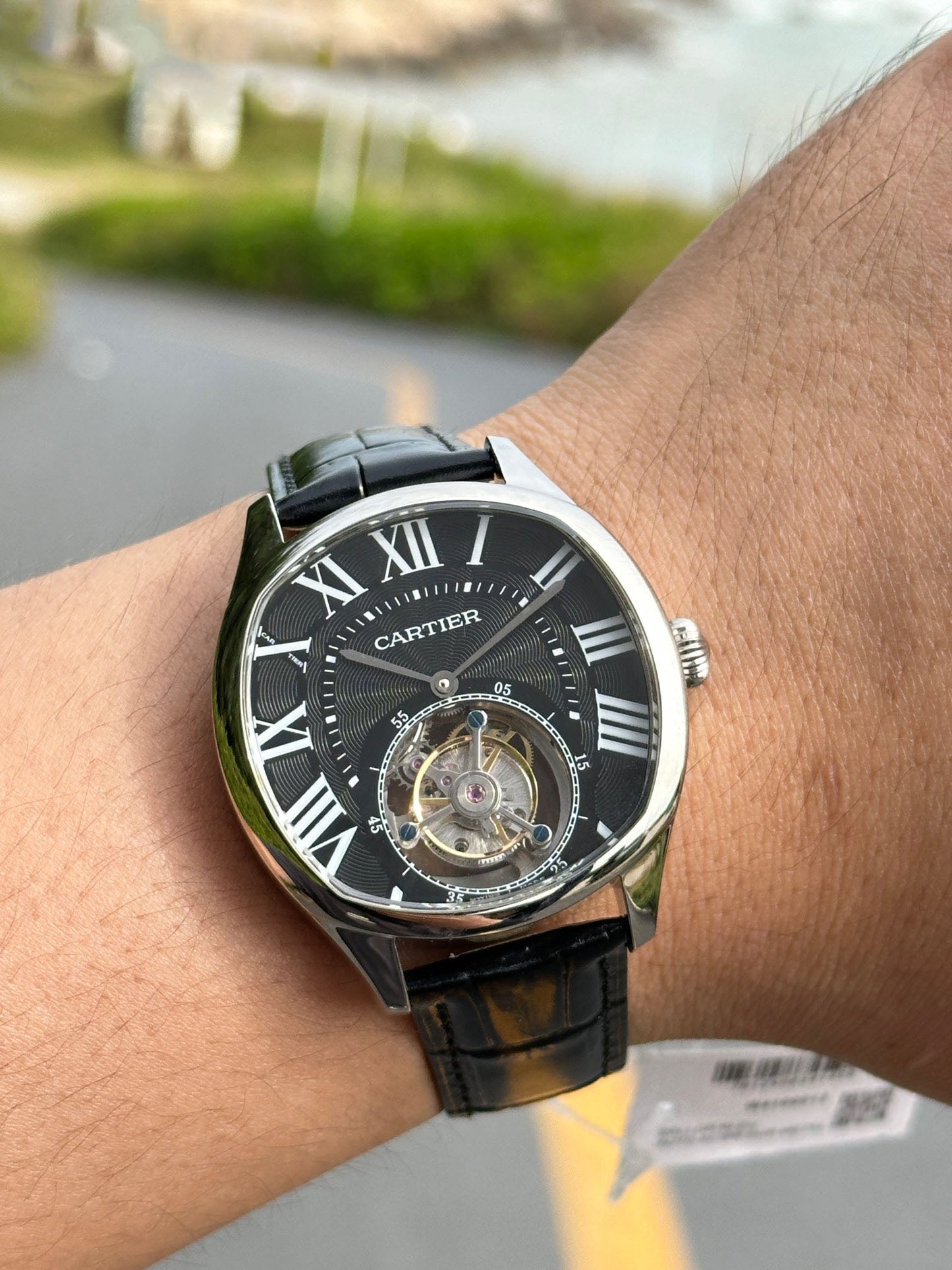 Cartier Rotonde de Cartier series floating tourbillon watch