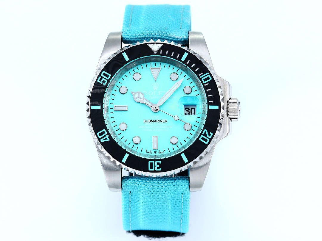 DIW Custom Rolex Submariner Parakeet Wrist Watch