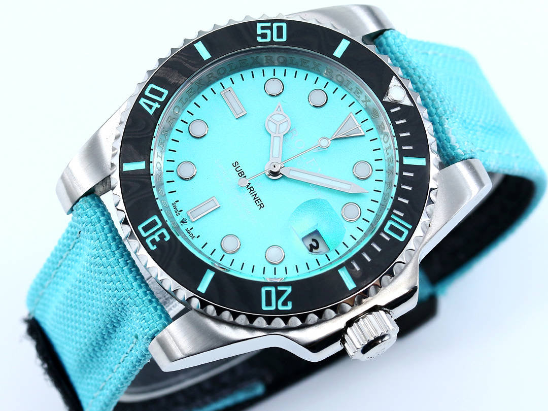 DIW Custom Rolex Submariner Parakeet Wrist Watch