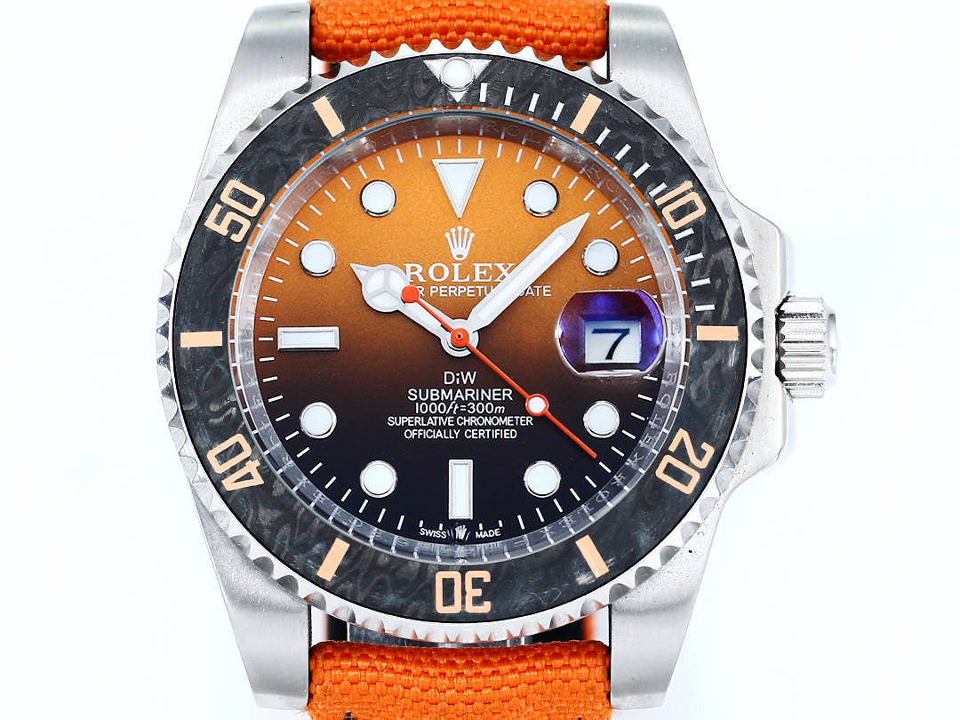 DIW Custom Rolex Submariner Parakeet Wrist Watch