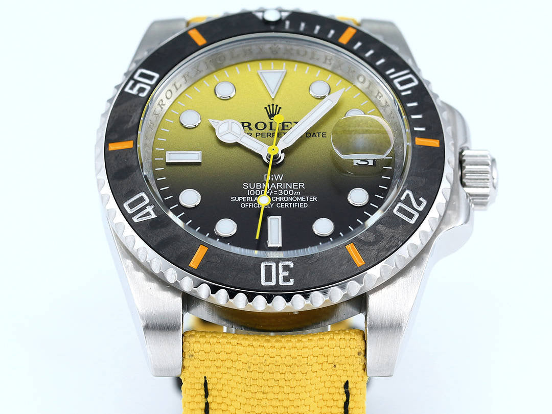 DIW Custom Rolex Submariner Parakeet Wrist Watch