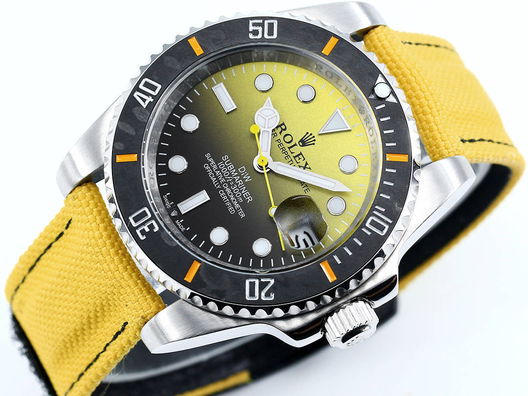 DIW Custom Rolex Submariner Parakeet Wrist Watch