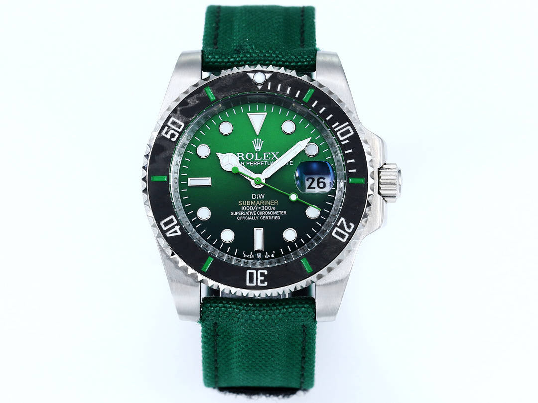 DIW Custom Rolex Submariner Parakeet Wrist Watch