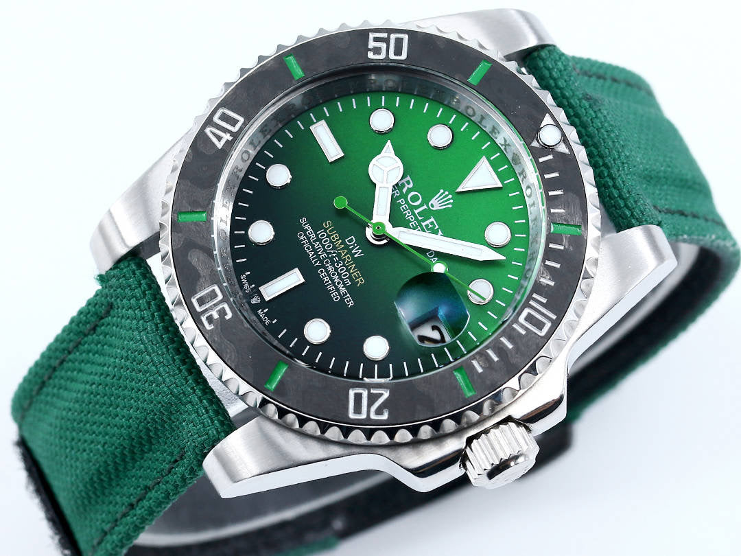 DIW Custom Rolex Submariner Parakeet Wrist Watch