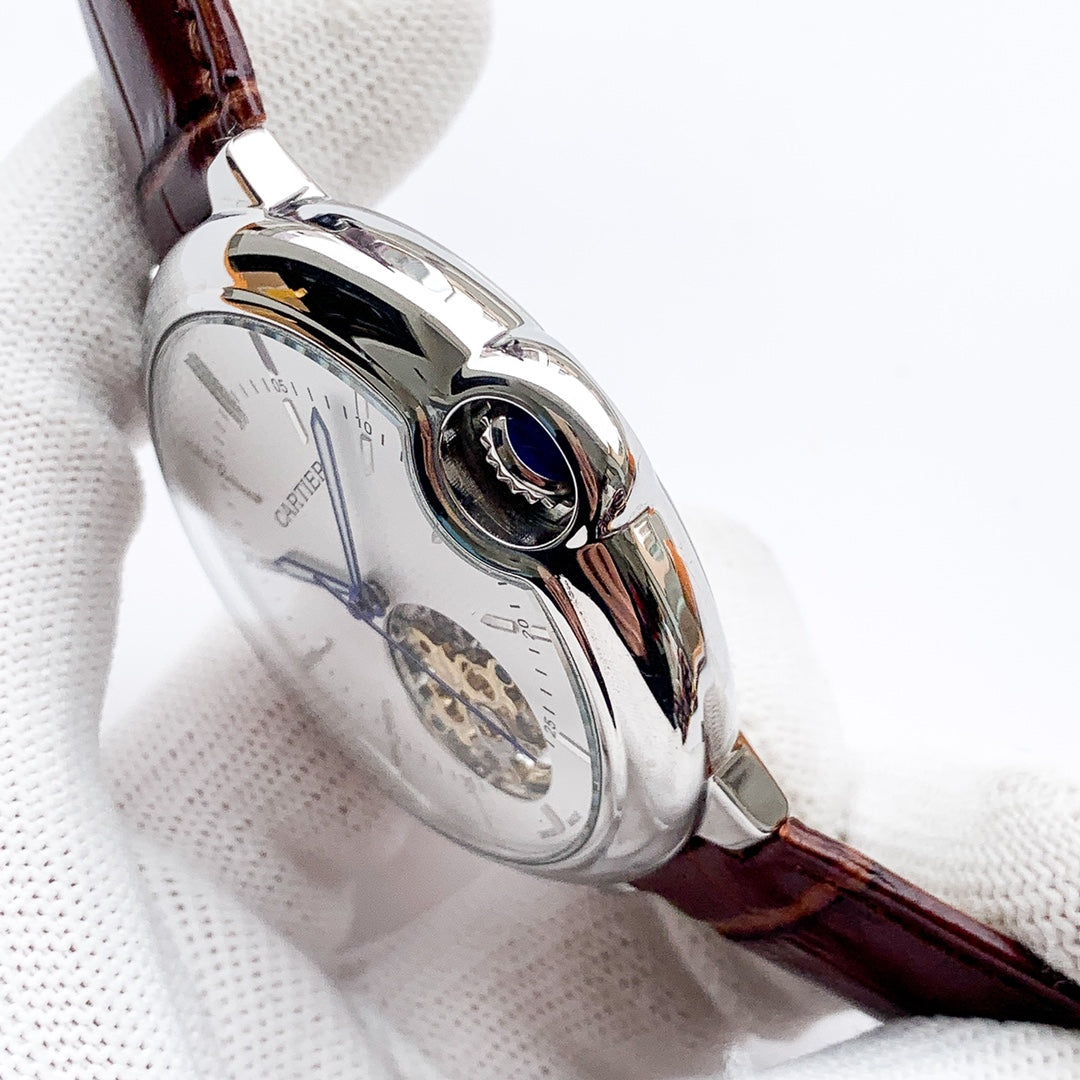 Cartier Blue Balloon Series Hollow Flywheel Men's Fully Automatic Mechanical Watch