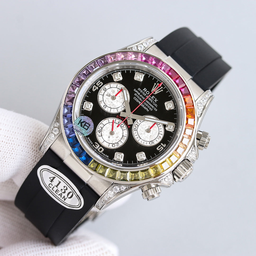 Rolex Oyster Perpetual Cosmograph Daytona Frosted Gold Eye Edition Wrist Watch