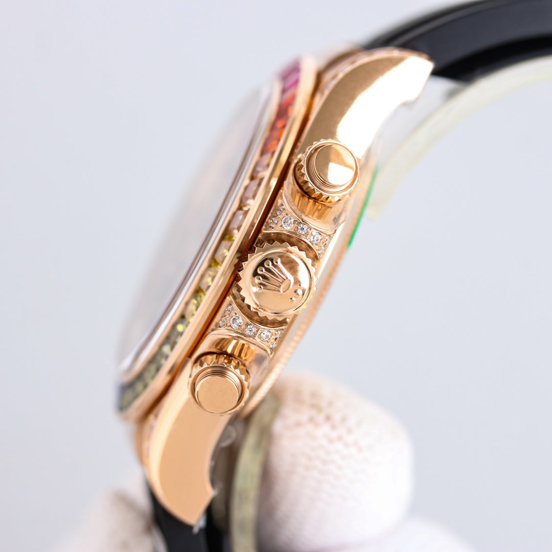 Rolex Oyster Perpetual Cosmograph Daytona Frosted Gold Eye Edition Wrist Watch