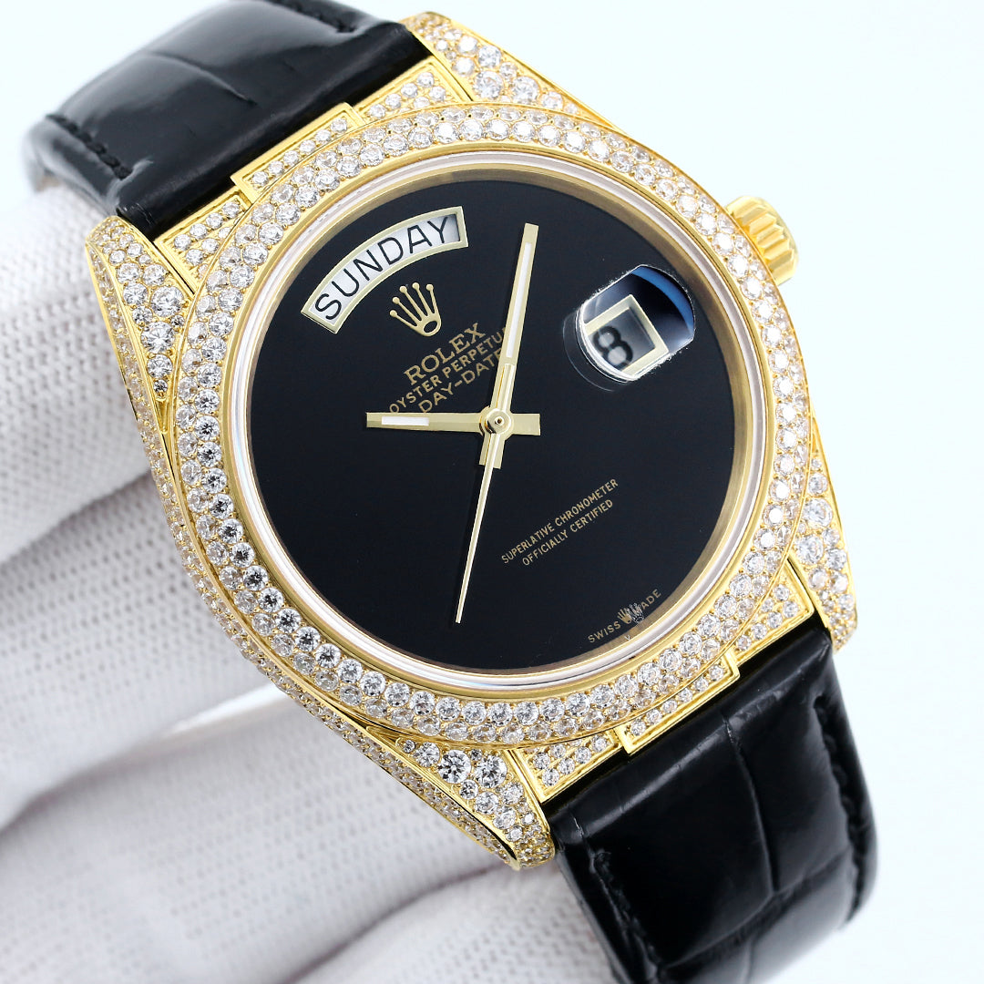 Rolex Oyster Perpetual Day Date Wrist Watch