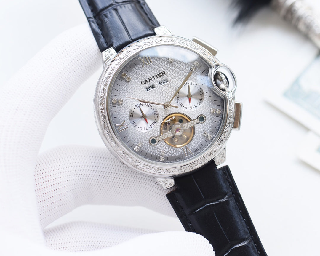 Cartier Blue Balloon Calendar Watch