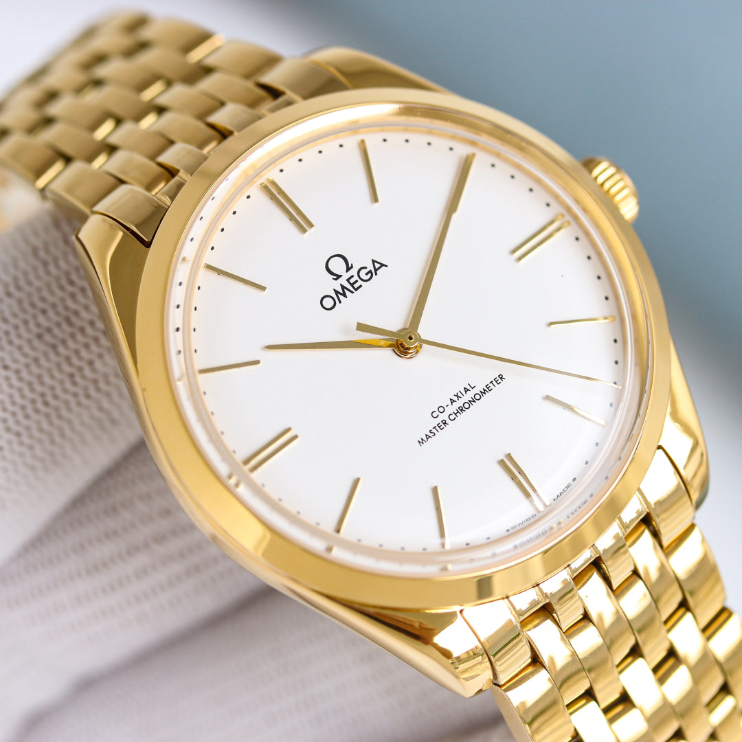 Omega Disc Flying Classic Big Three Needle Series Manual Mechanical Watch