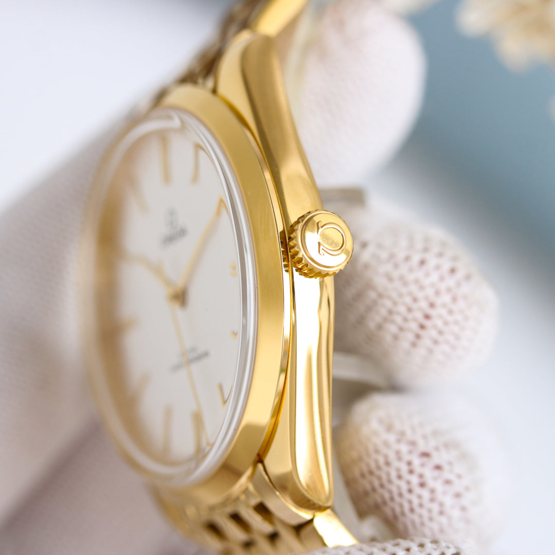 Omega Disc Flying Classic Big Three Needle Series Manual Mechanical Watch
