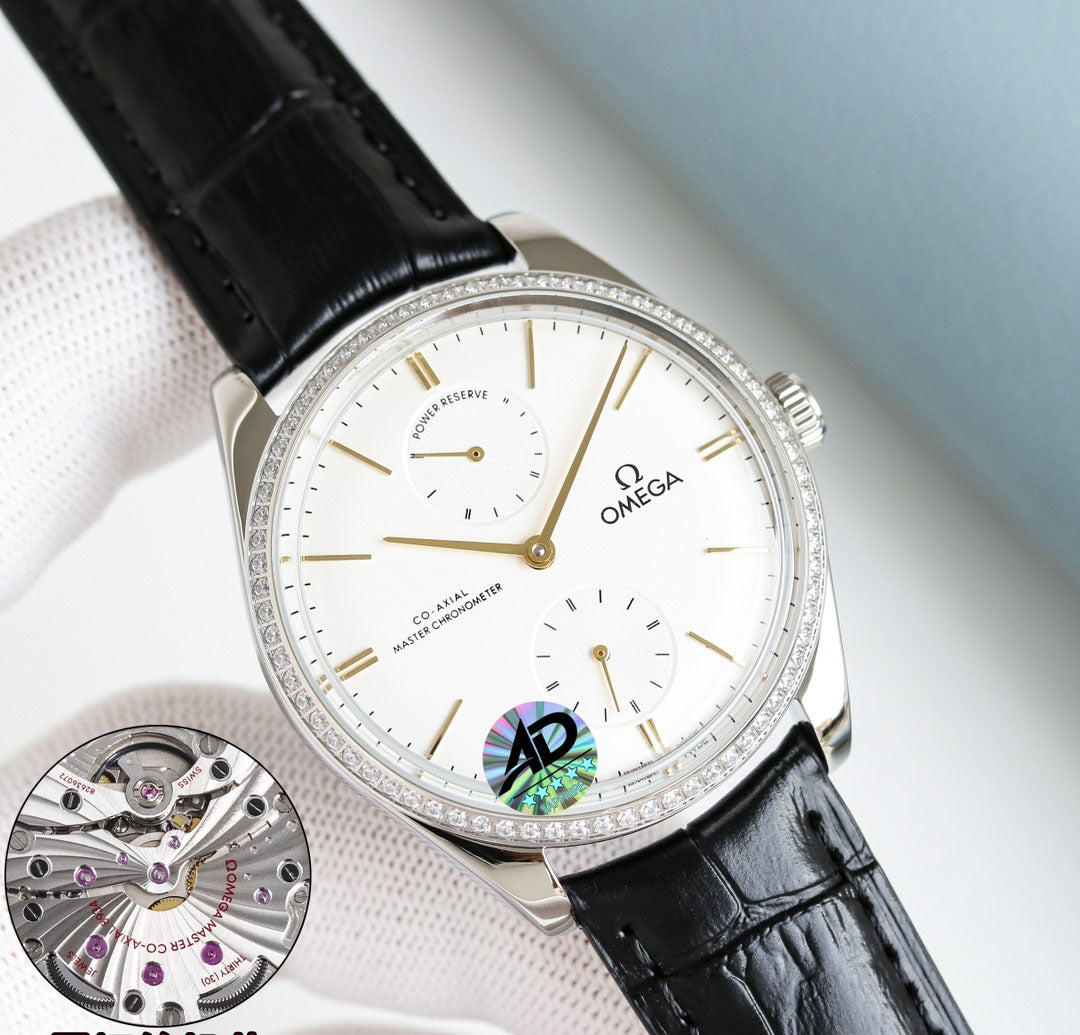 Omega Retro Diamond Set Watch