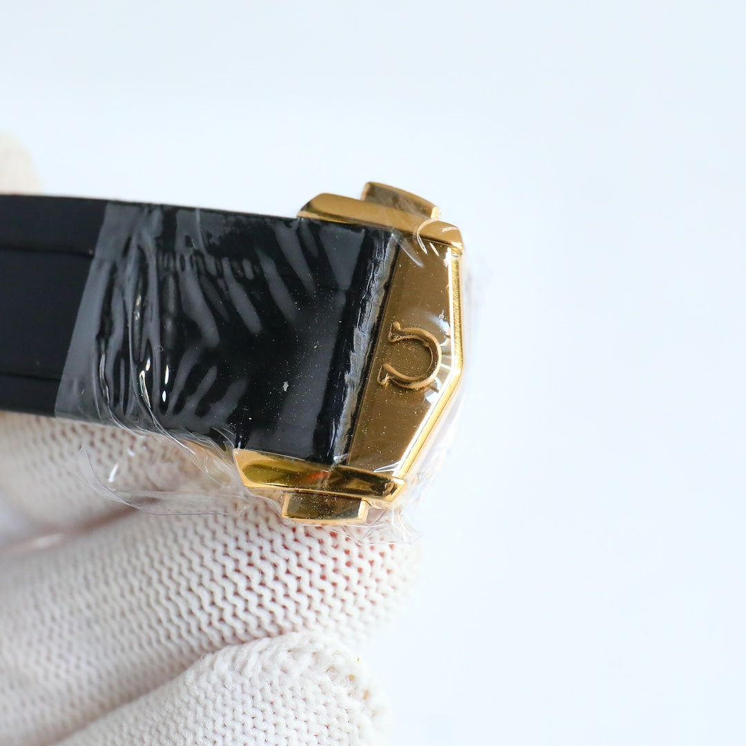 Omega Constellation Series Leather Strap Watch