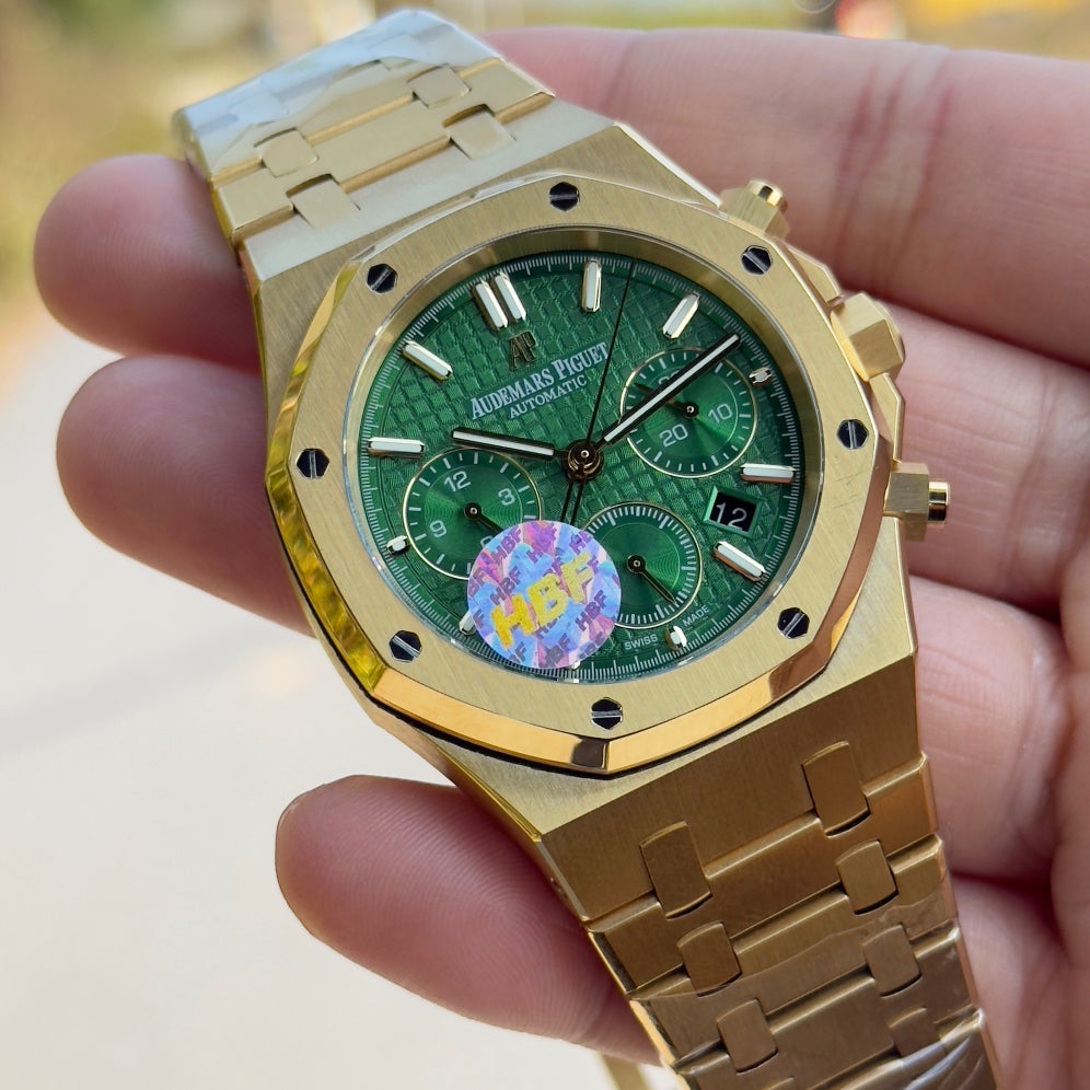 Audemars Piguet Royal Oak Chronograph Luminous Wrist Watch