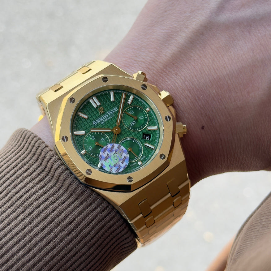 Audemars Piguet Royal Oak Chronograph Luminous Wrist Watch