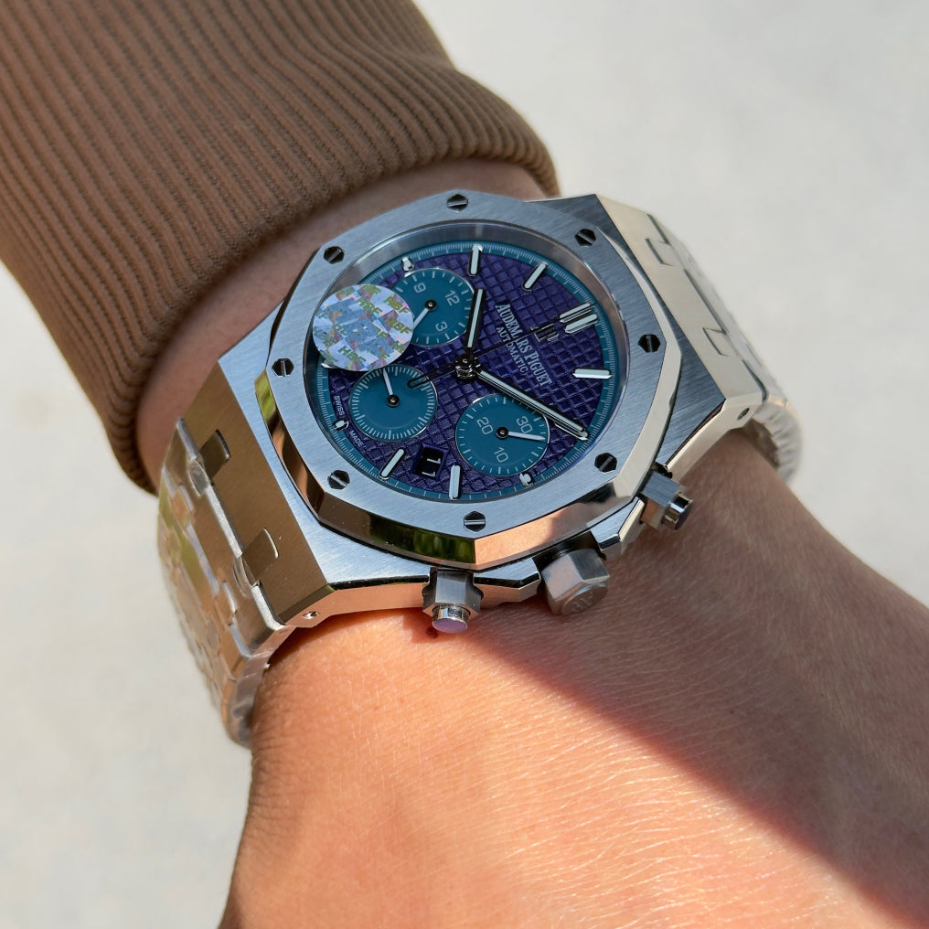 Audemars Piguet Royal Oak Chronograph Luminous Wrist Watch
