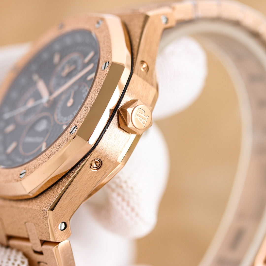 Audemars Piguet Royal Oak Frosted Gold Wrist Watch