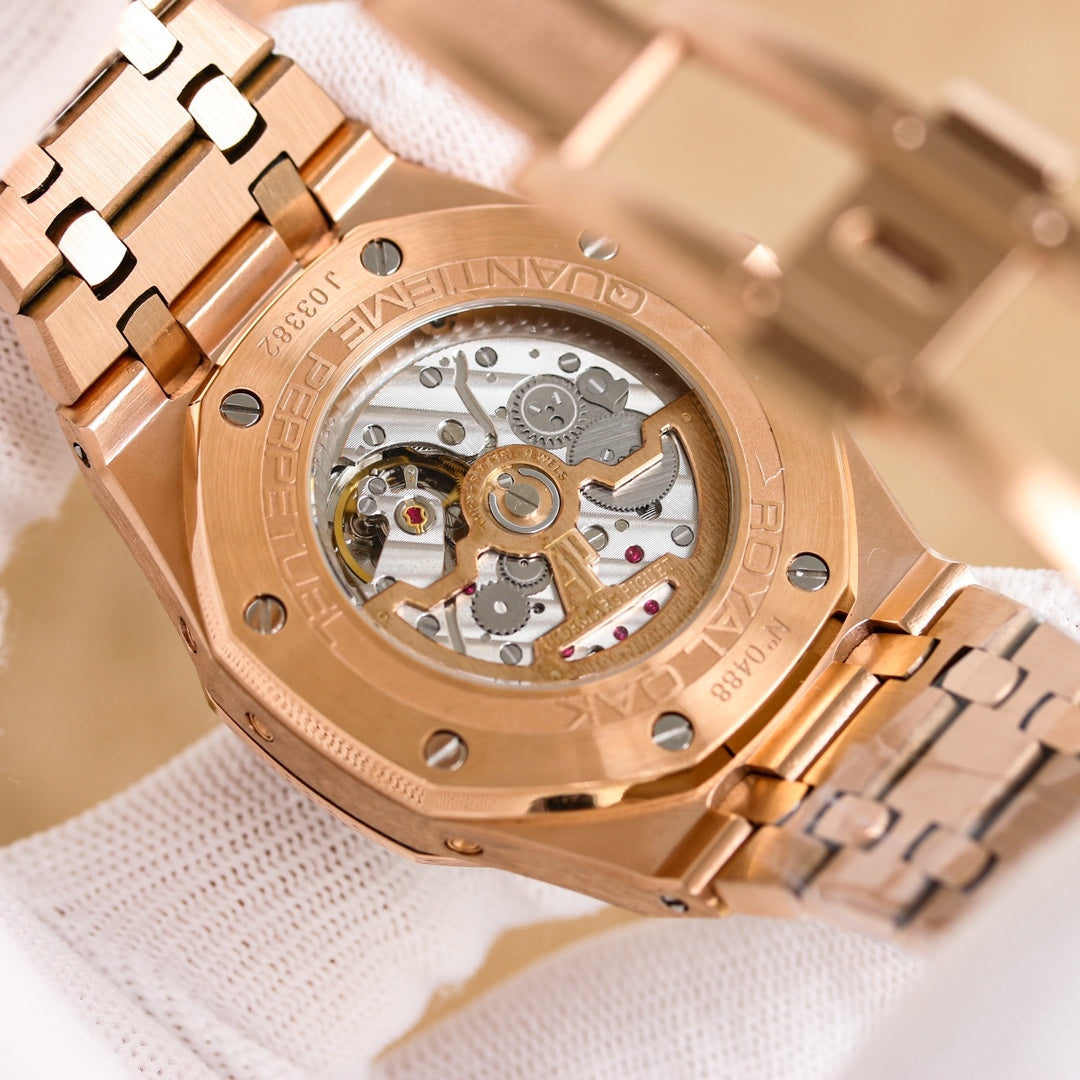 Audemars Piguet Royal Oak Frosted Gold Wrist Watch