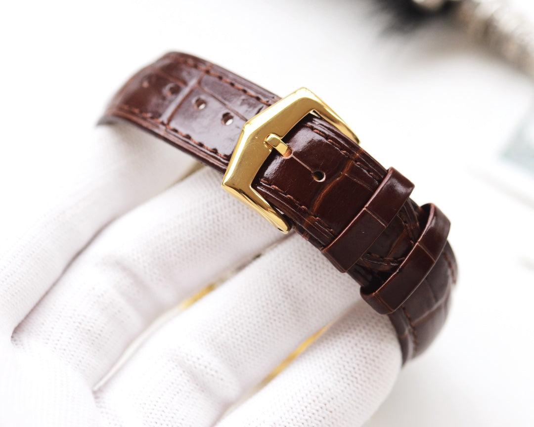 Patek Philippe Leather Strap Men's Watch