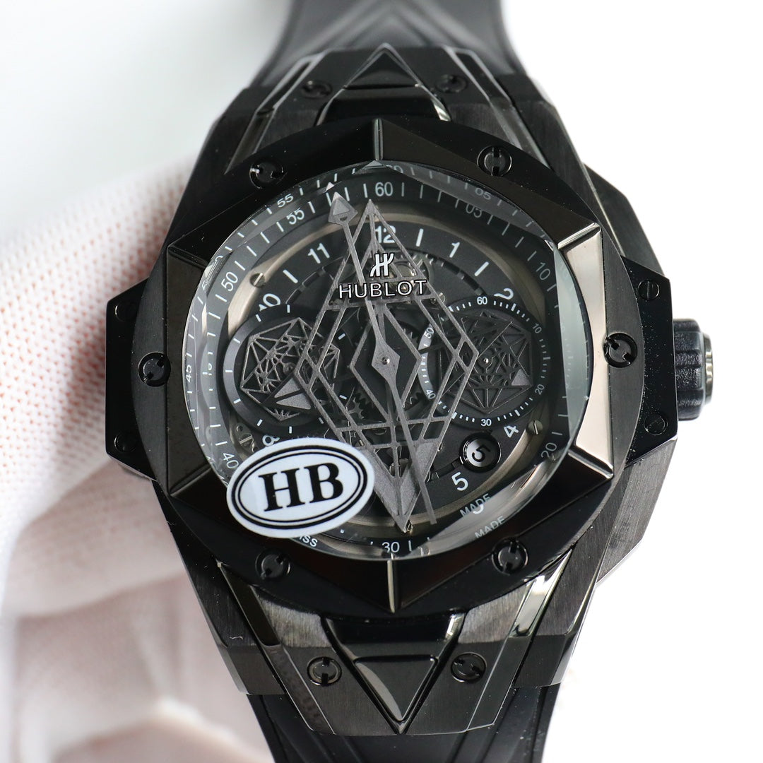 Hublot's new Big Bang Sang Bleu II tattooed watch