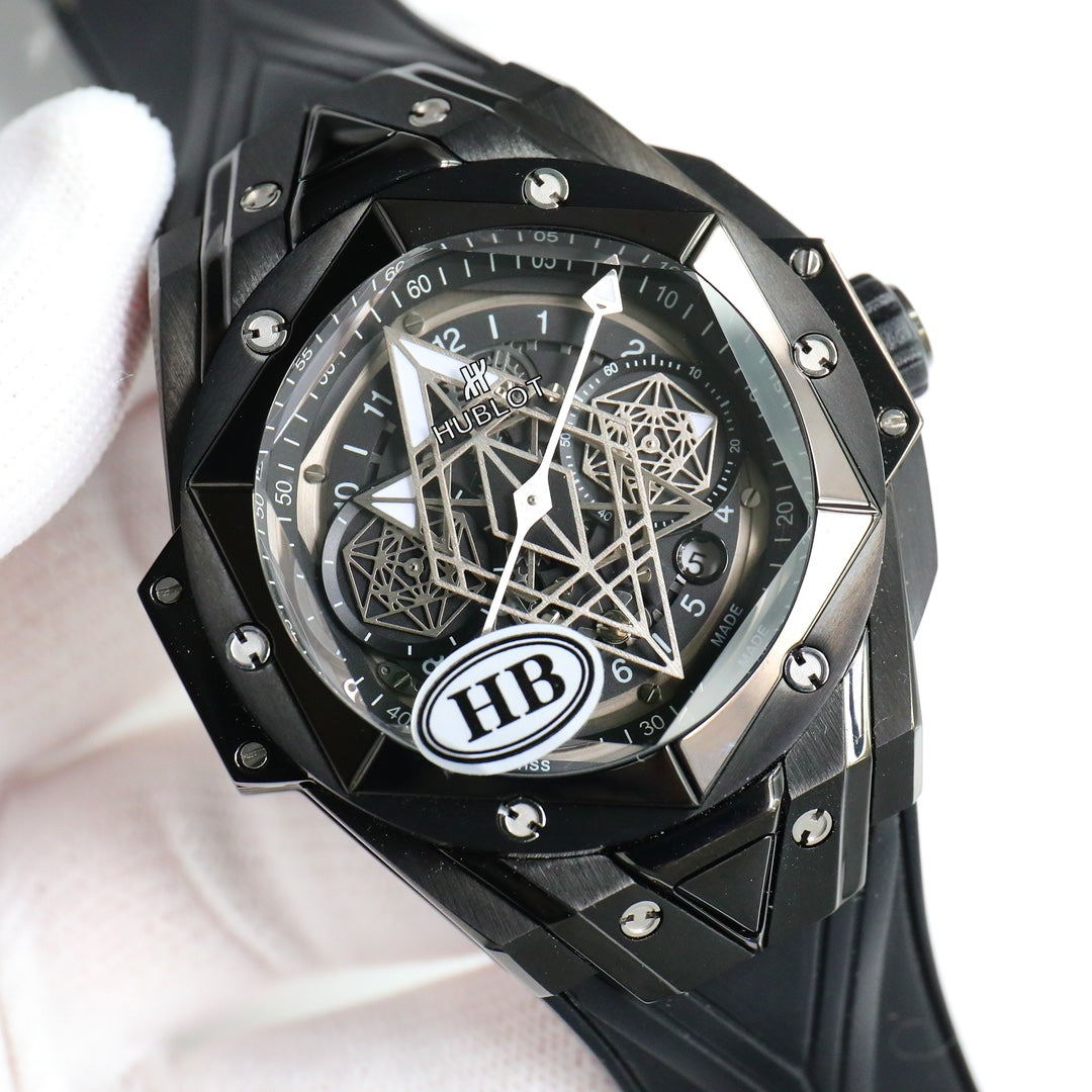 Hublot's new Big Bang Sang Bleu II tattooed watch