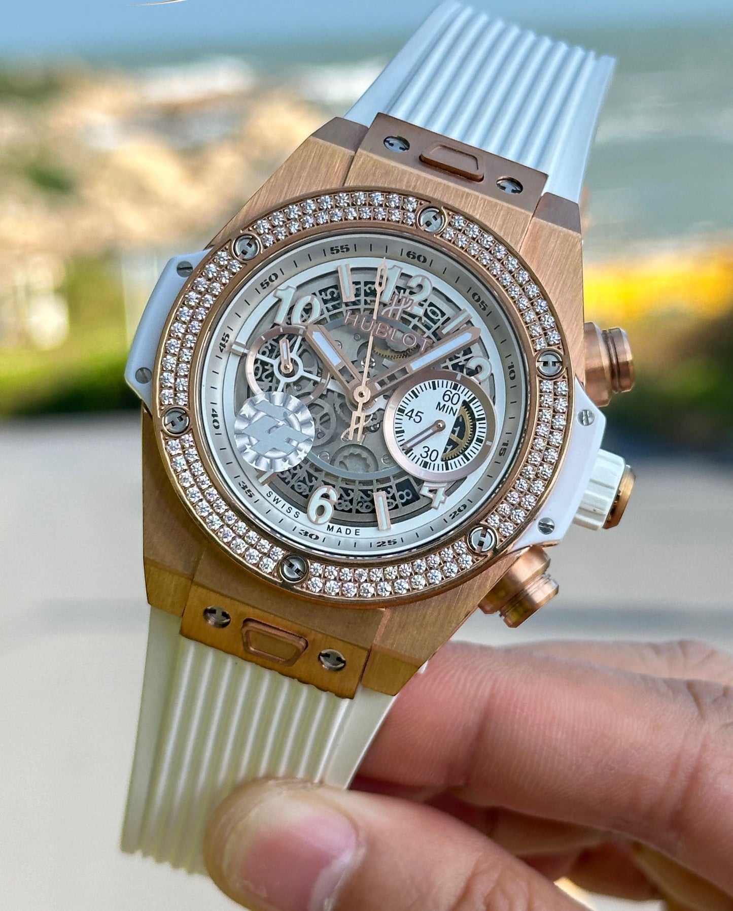 Hublot Diamond encrusted Classic Watch