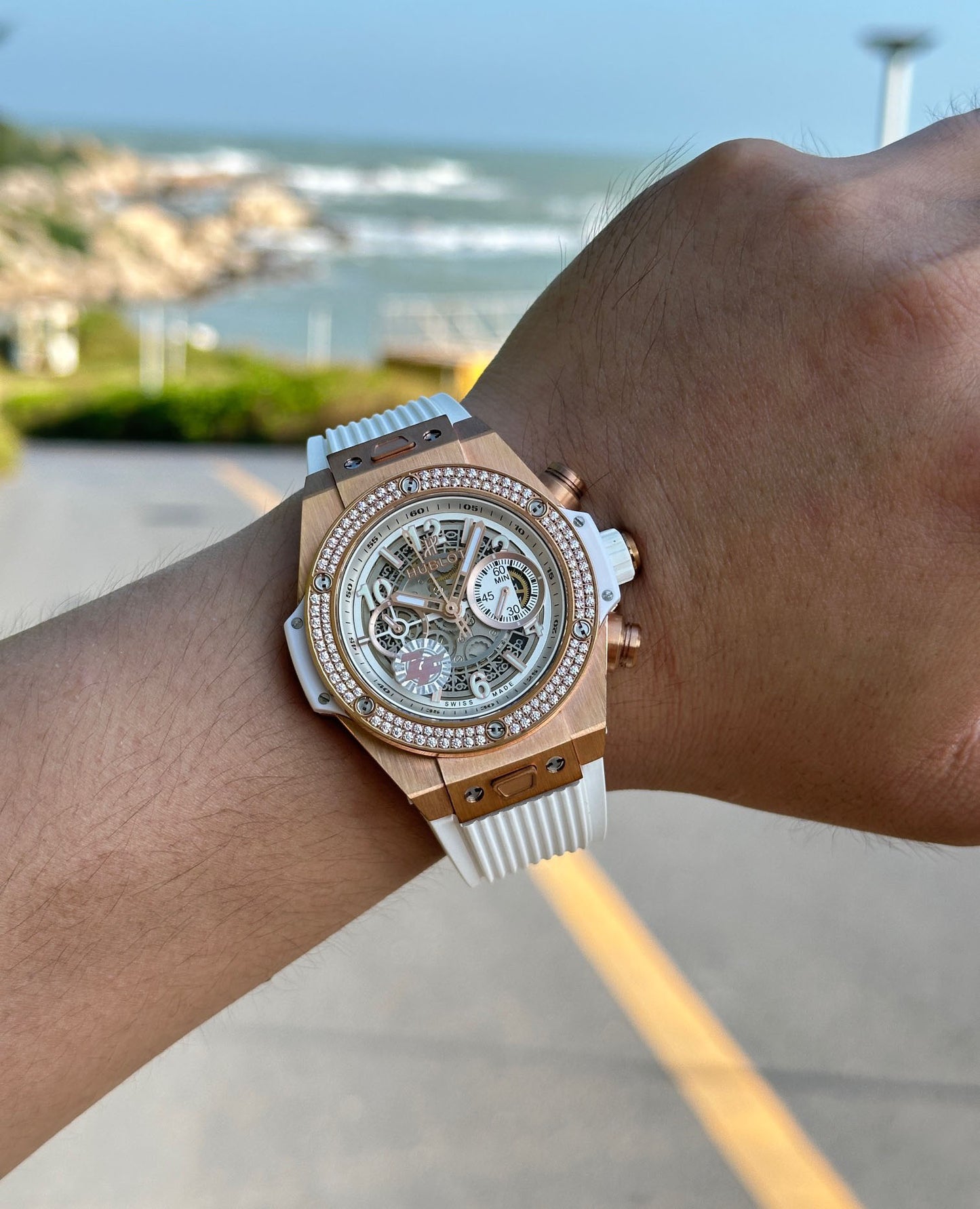 Hublot Diamond encrusted Classic Watch