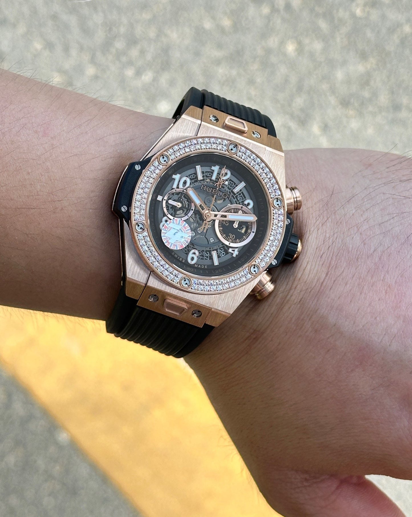 Hublot Diamond encrusted Classic Watch