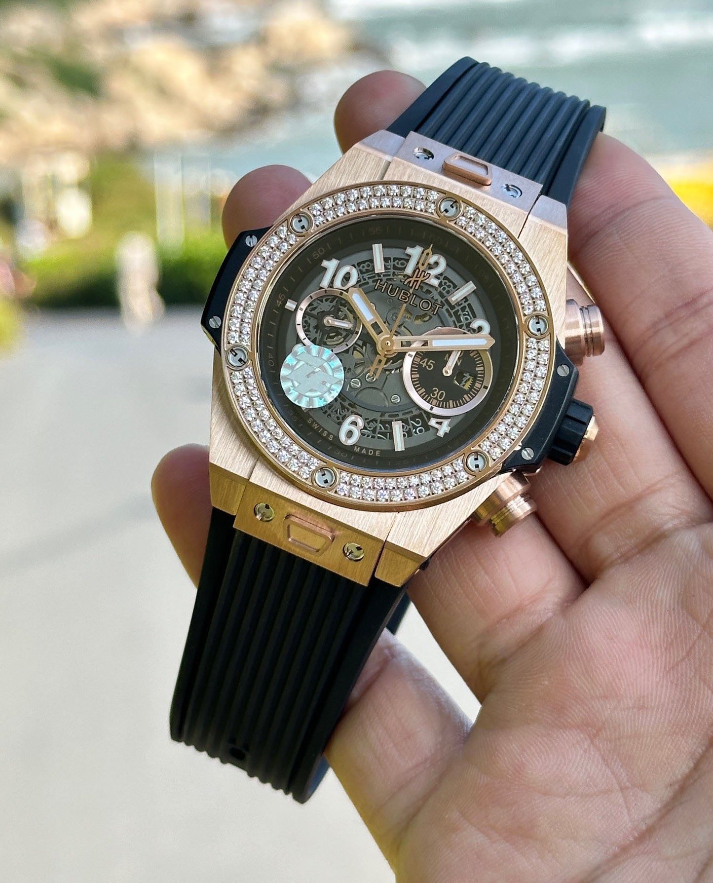 Hublot Diamond encrusted Classic Watch