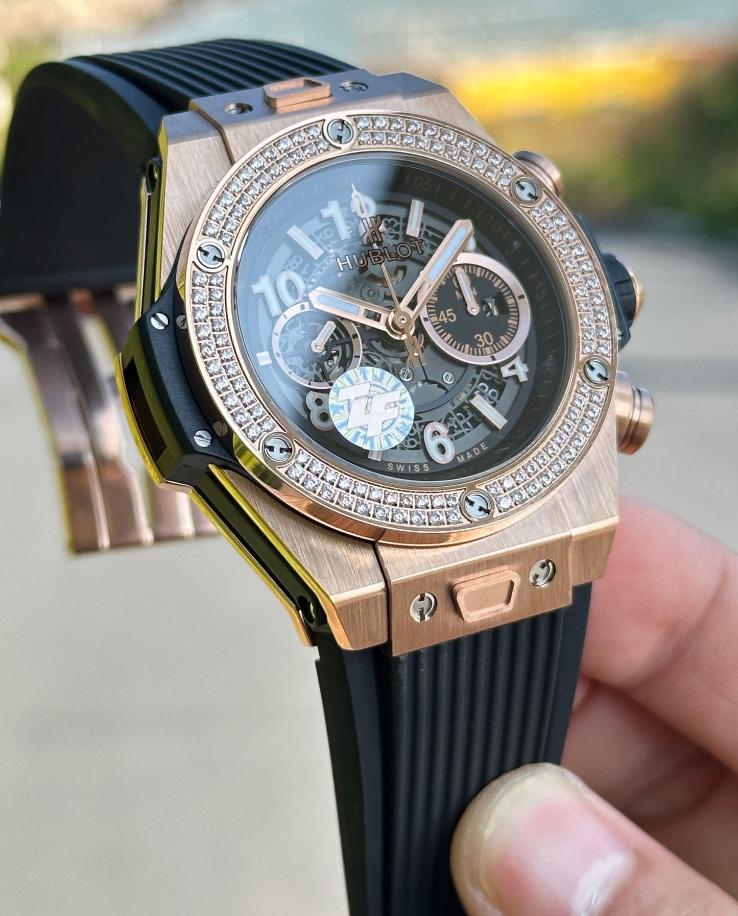 Hublot Diamond encrusted Classic Watch
