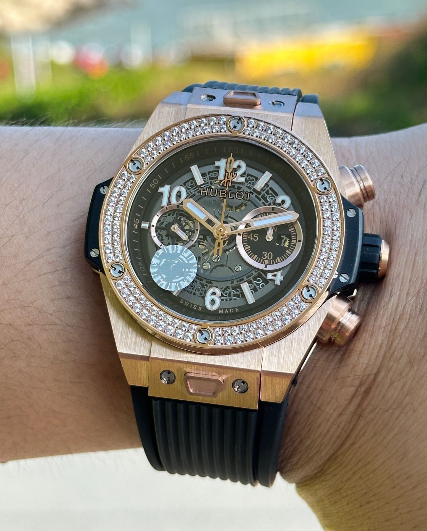 Hublot Diamond encrusted Classic Watch