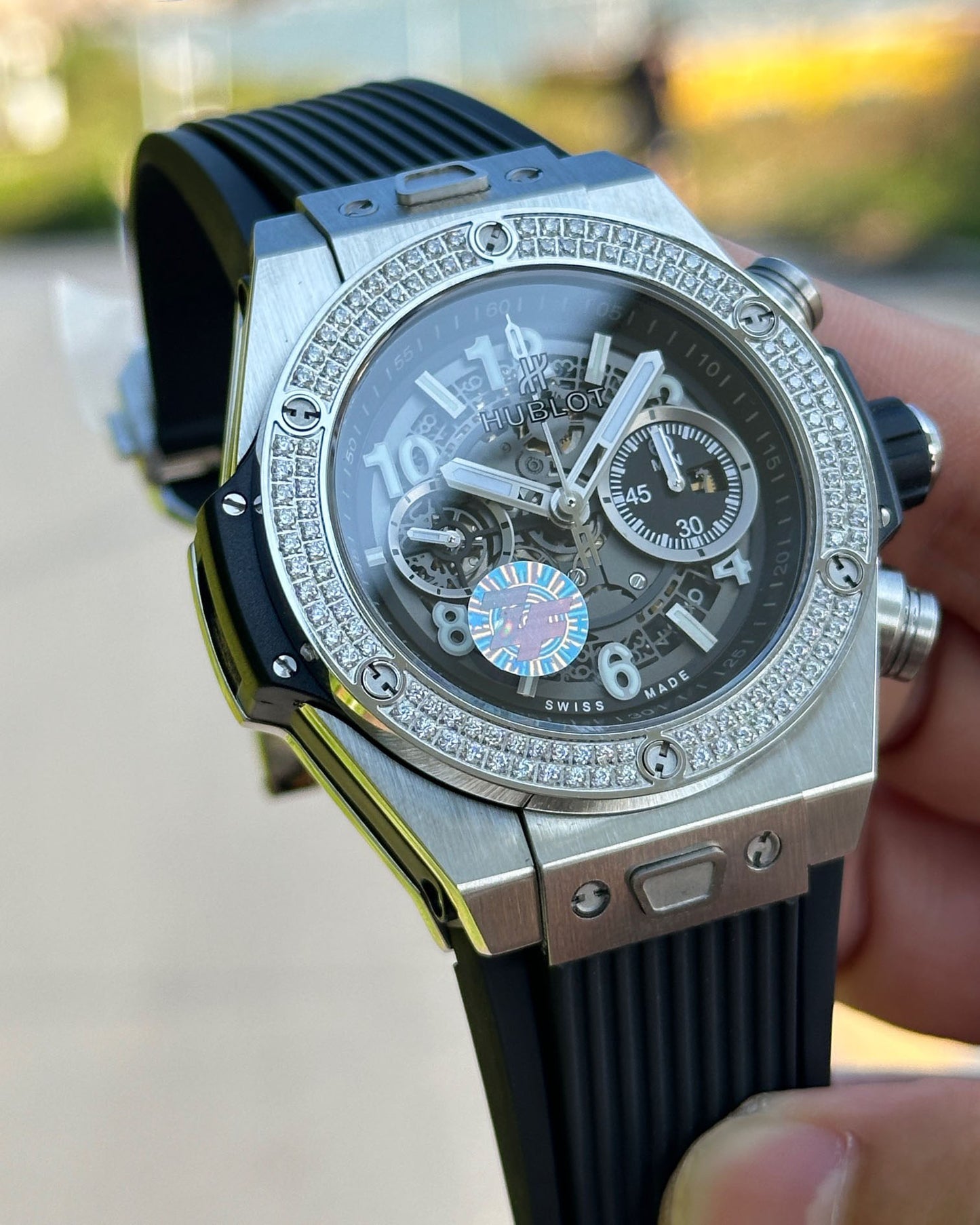 Hublot Diamond encrusted Classic Watch