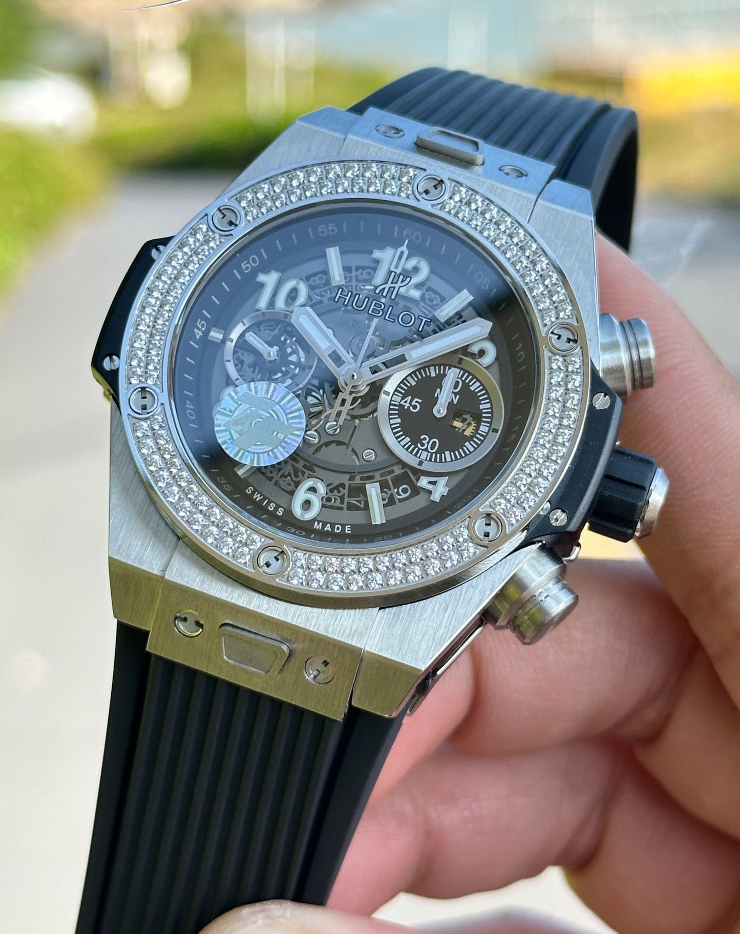Hublot Diamond encrusted Classic Watch
