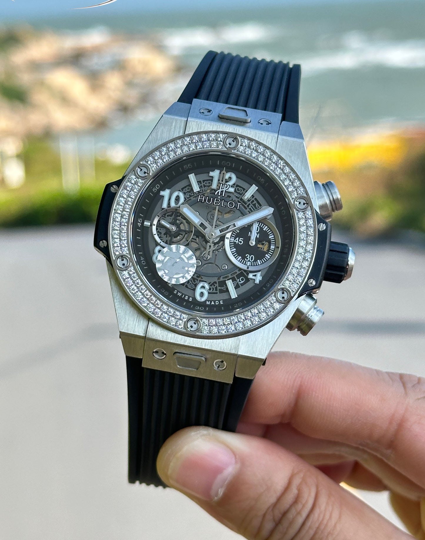 Hublot Diamond encrusted Classic Watch