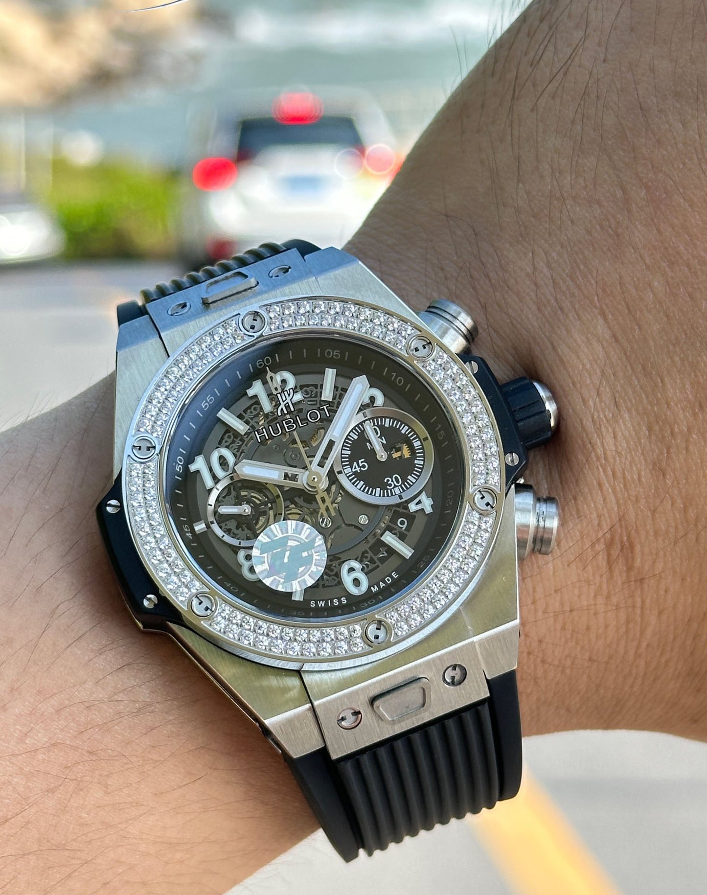 Hublot Diamond encrusted Classic Watch