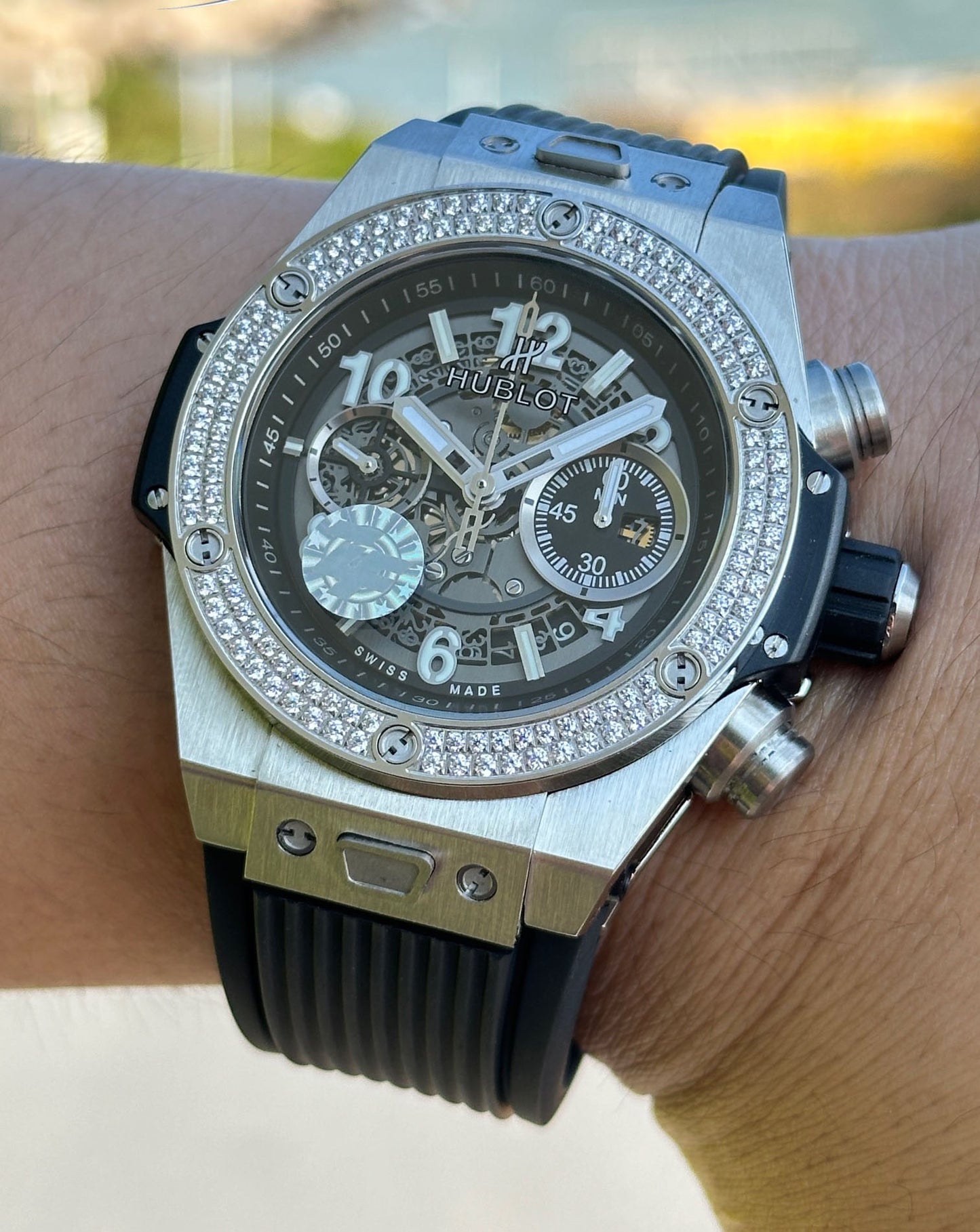 Hublot Diamond encrusted Classic Watch