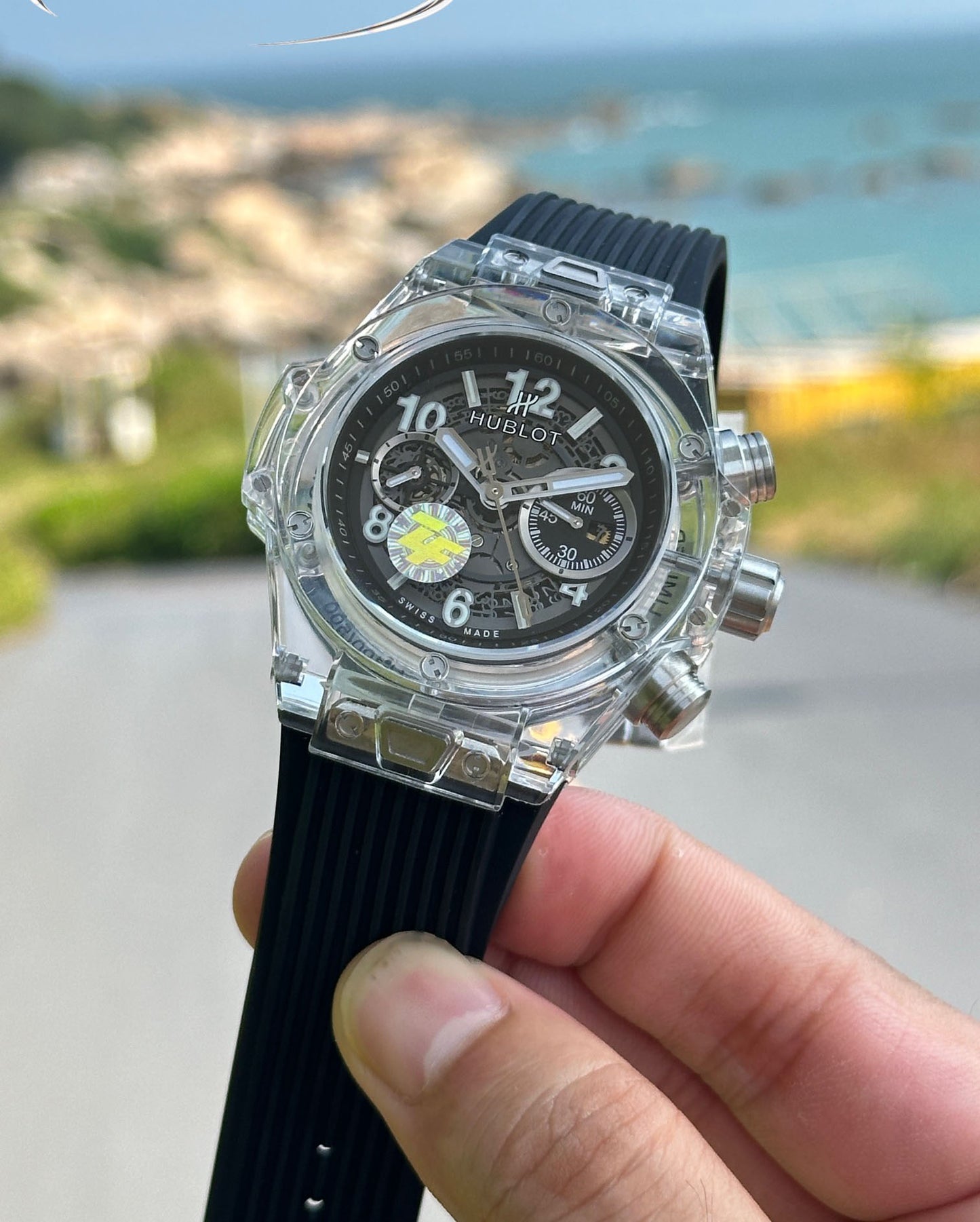 Hublot BIG BANG Classic Series 411.JX.4802.RT "Transparent Watch"