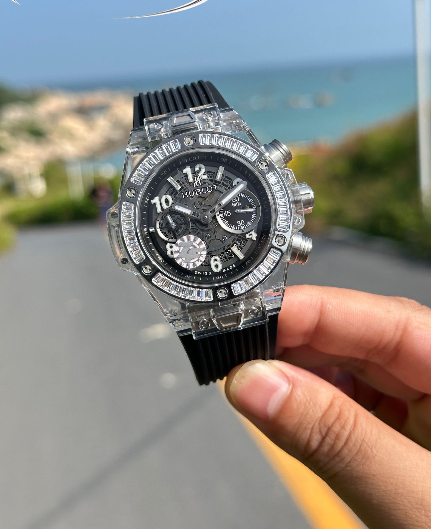 Hublot BIG BANG Classic Series 411.JX.4802.RT "Transparent Watch"