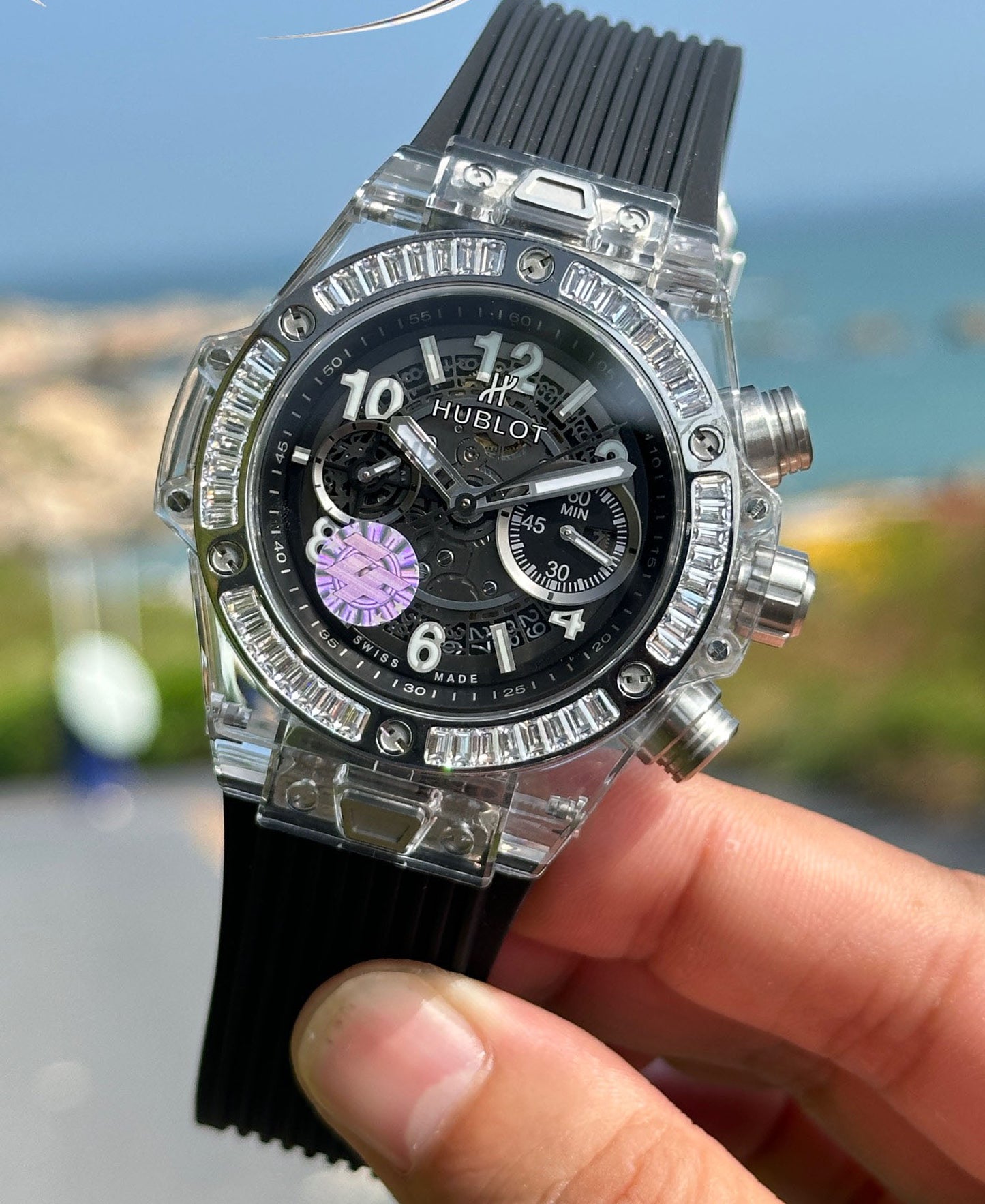 Hublot BIG BANG Classic Series 411.JX.4802.RT "Transparent Watch"