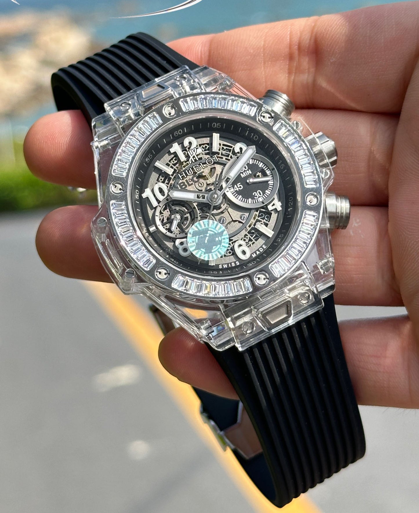 Hublot BIG BANG Classic Series 411.JX.4802.RT "Transparent Watch"