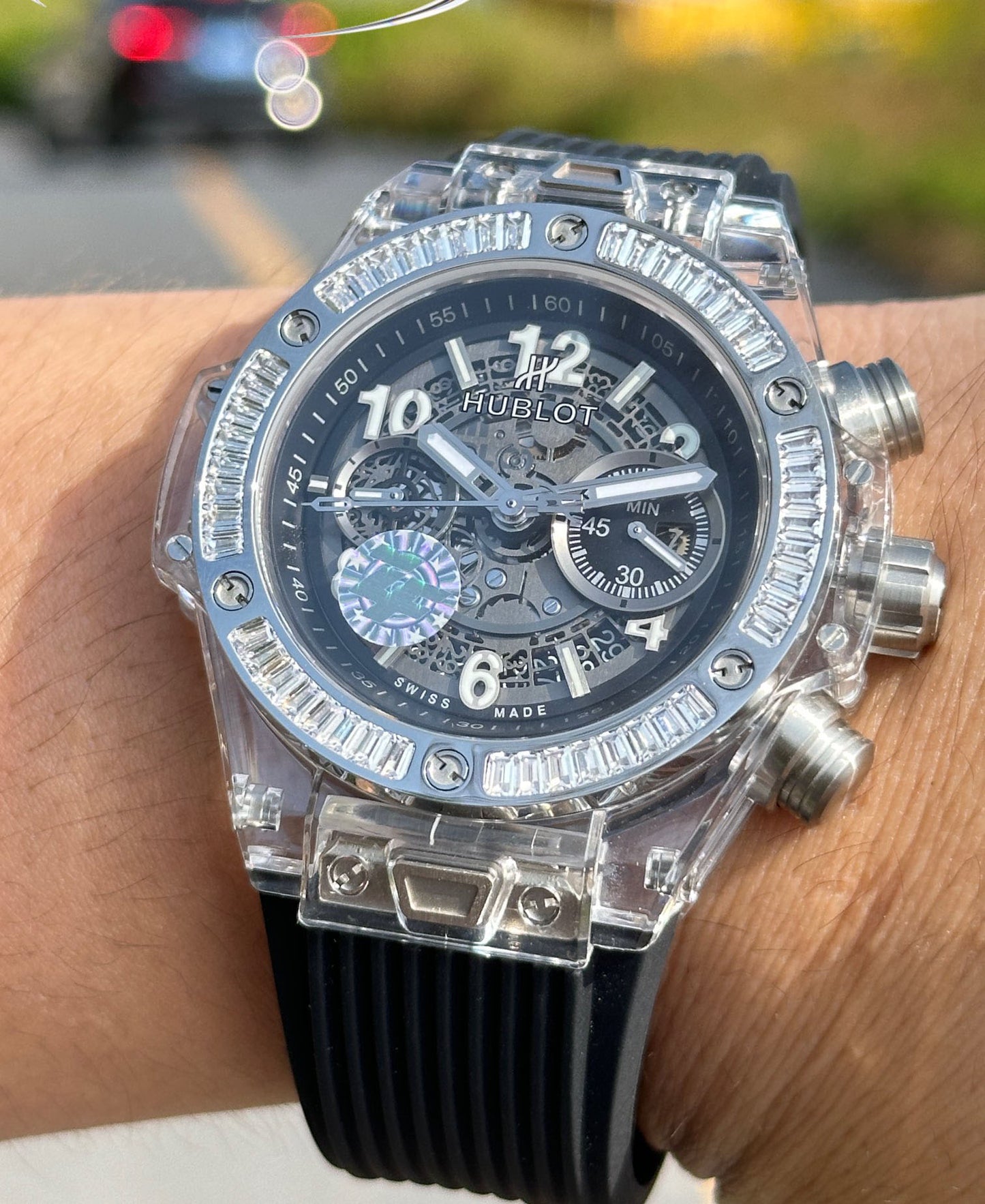 Hublot BIG BANG Classic Series 411.JX.4802.RT "Transparent Watch"