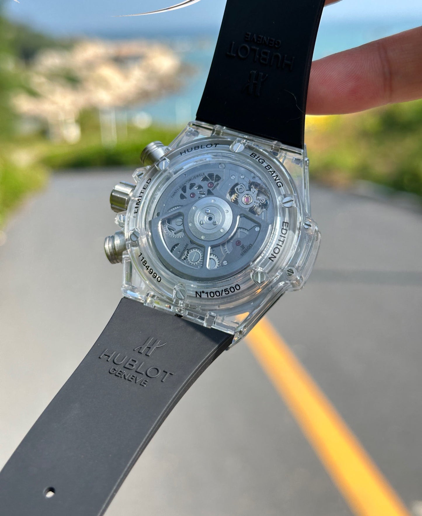Hublot BIG BANG Classic Series 411.JX.4802.RT "Transparent Watch"