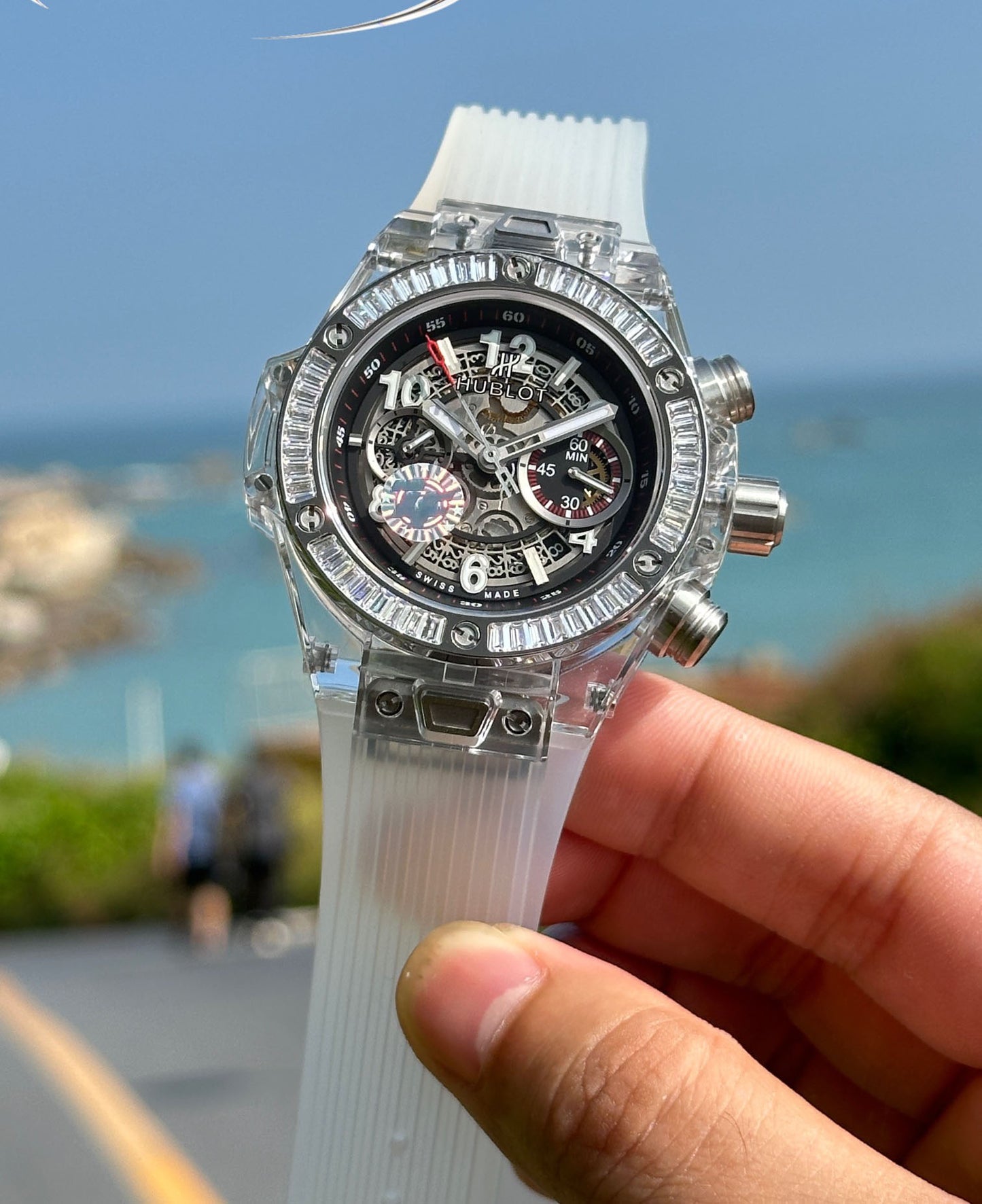 Hublot BIG BANG Classic Series 411.JX.4802.RT "Transparent Watch"
