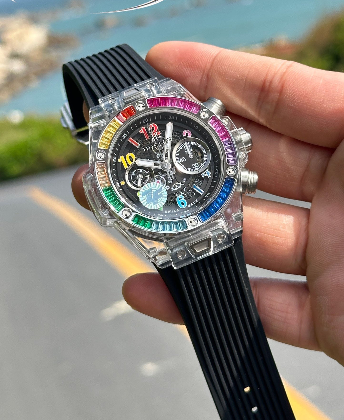 Hublot BIG BANG Classic Series 411.JX.4802.RT "Transparent Watch"